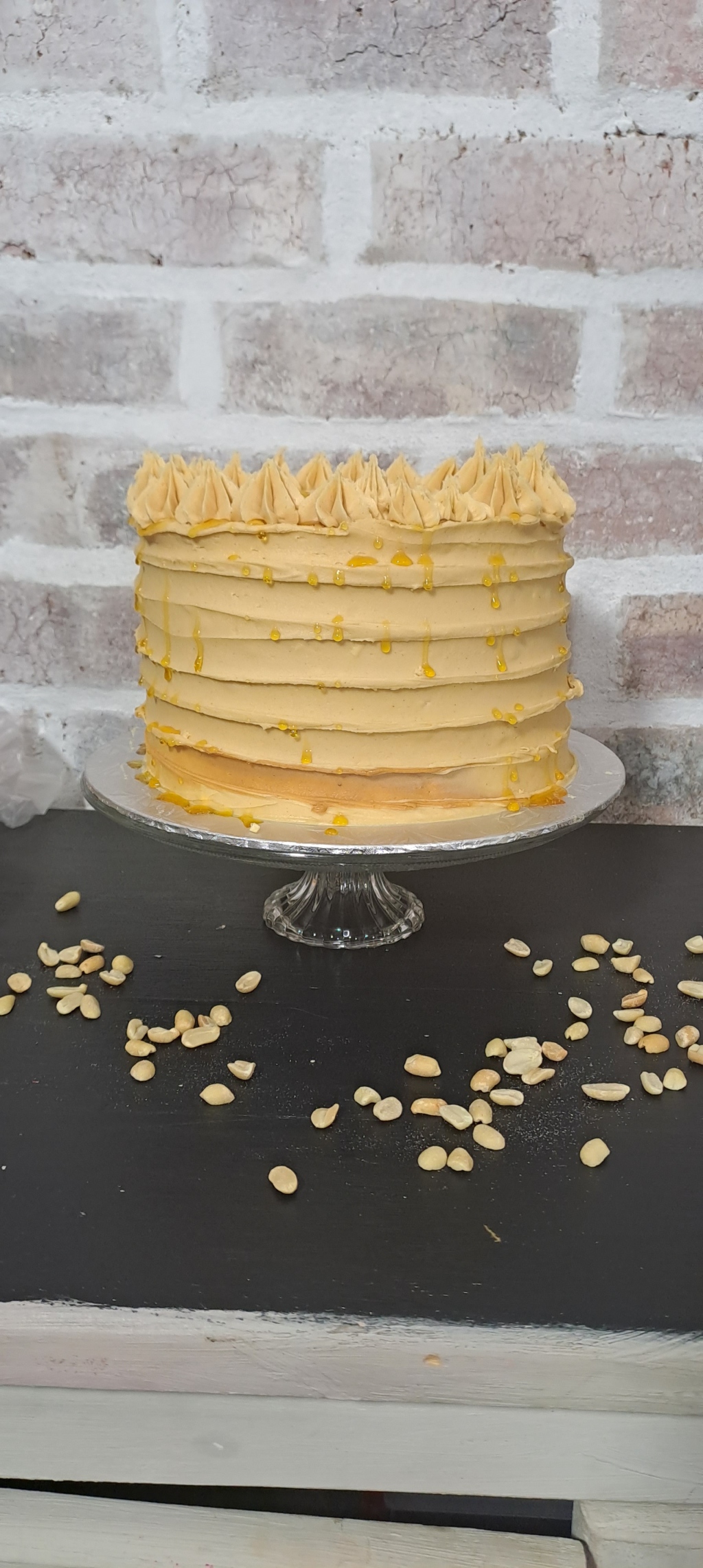 Peanut Butter and Syrup Delight Cake